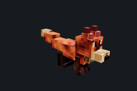 Fox at an orbit angle