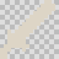 The same sword at the silhouette stage